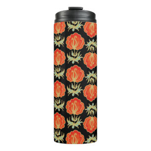 Termo Patrón floral sin soldadura