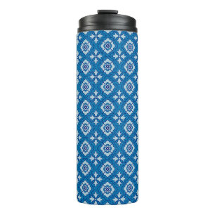 Termo Patrón floral sin soldadura, fondo En el art nouve