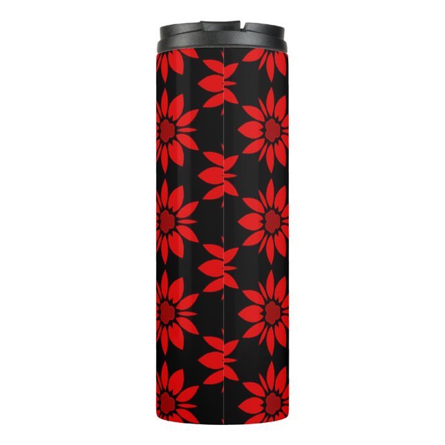 Termo patrón floral transparente (Reverso)