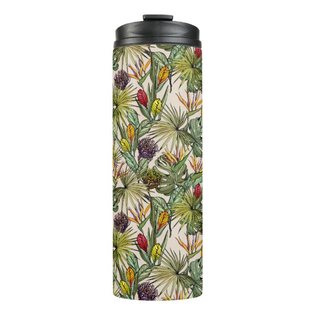 Termo Patrón floral tropical (Anverso)