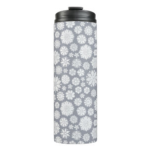 Termo Patrón floral vintage sin soldadura, ba primavera/
