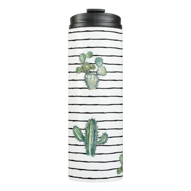Termo Patrón fluido de cactus (Anverso)