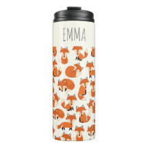 Patrón forestal otoñal del bosque de Fox