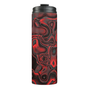 Termo Patrón Gemstone Dominante Rojo Termal Tumbler