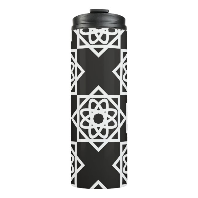 Termo Patrón geométrico árabe. Decoración de arte. Islam (Anverso)