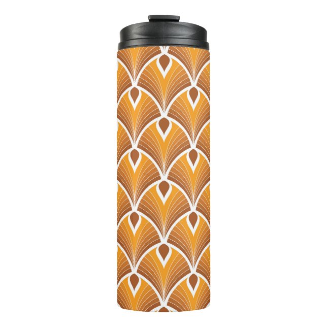 Termo Patrón geométrico clásico Art Deco (Anverso)