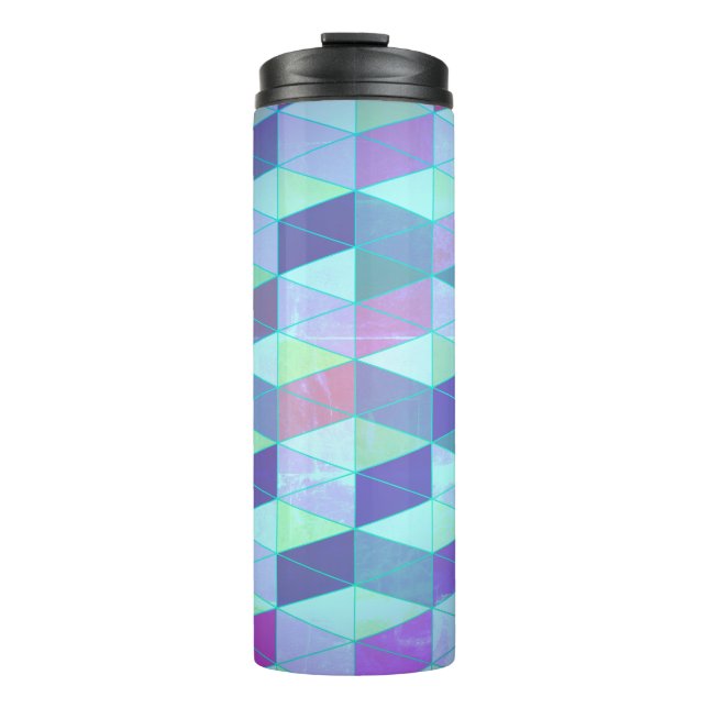 Termo Patrón geométrico de cubos a triángulos (Anverso)