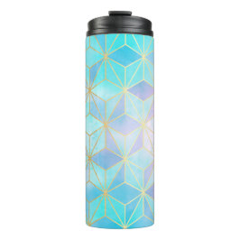 Termo Patrón geométrico de vidrio irlandés