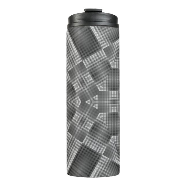 Termo Patrón geométrico gris (Anverso)