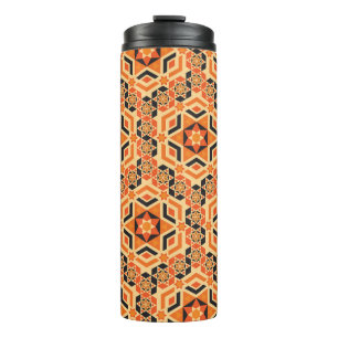 Termo Patrón geométrico italiano del suelo, mosaico vint