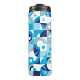 Termo Patrón geométrico moderno sin soldadura