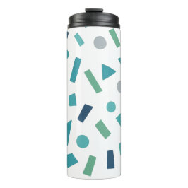 Termo Patrón geométrico retro - Diseño de estilo Memphis