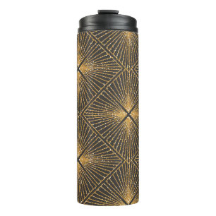 Termo Patrón Geométrico Sin Marea Art Deco. Elegante W