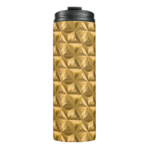 Termo Patrón geométrico sin soldadura de lujo