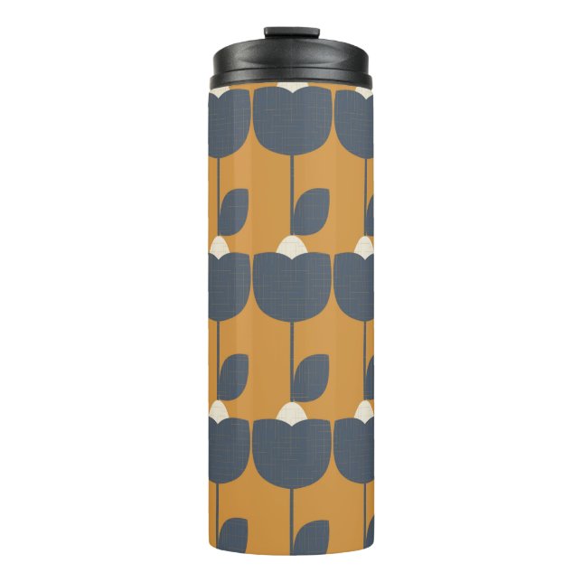 Termo Patrón geométrico uniforme abstracto moderno con s (Anverso)