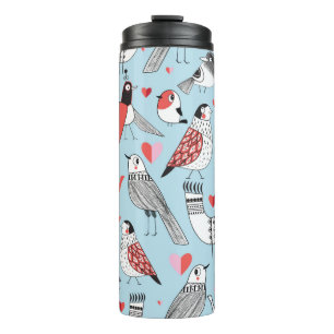 Termo Patrón gráfico sin fisuras de imágenes divertidas