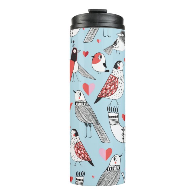 Termo Patrón gráfico sin fisuras de imágenes divertidas  (Anverso)