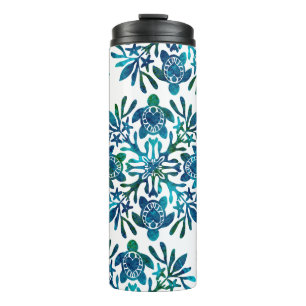 Termo Patrón hawaiano de colcha honu