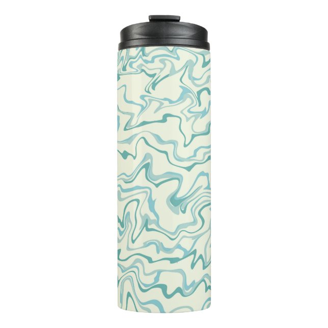 Termo Patrón Hippie 70 de Boho de Bañón líquido de mármo (Anverso)