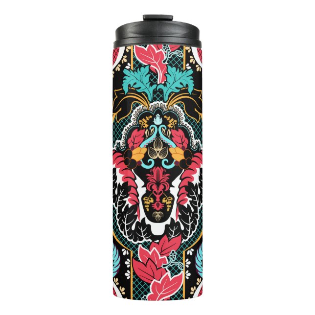 Termo Patrón indio vintage sin costuras. Papel tapiz flo (Anverso)