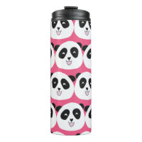 Patrón infantil Panda lleva una repetición de cose