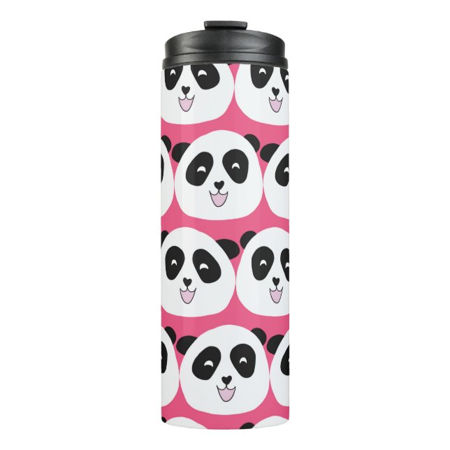 Termo Patrón infantil Panda lleva una repetición de cose (Anverso)