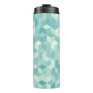 Termo Patrón ininterrumpido de azul claro exagerado