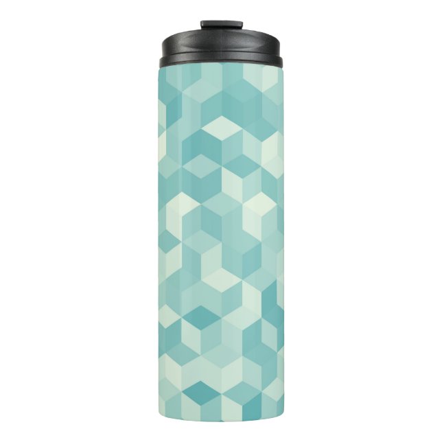 Termo Patrón ininterrumpido de azul claro exagerado (Anverso)