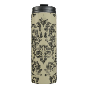 Termo Patrón ininterrumpido de damasco de época