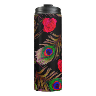 Termo Patrón ininterrumpido decorativo con agua hermosa