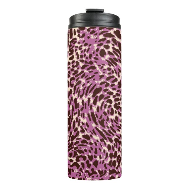Termo Patrón leopardo, impresión leopardo, impresión ani (Anverso)