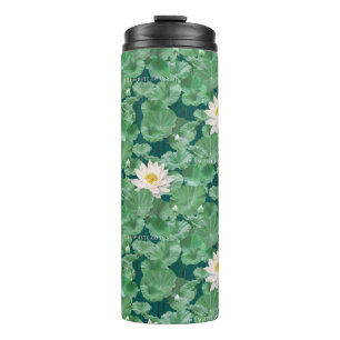 Termo Patrón Lotus Lagoon - El Lotus blanco