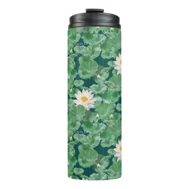 Termo Patrón Lotus Lagoon - El Lotus blanco (Anverso)