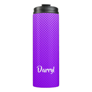 Termo Patrón morado de medio tono