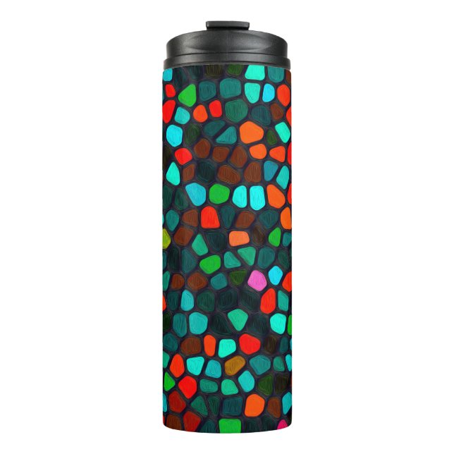 Termo Patrón mosaico multicolor (Anverso)