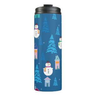 Termo Patrón navideño