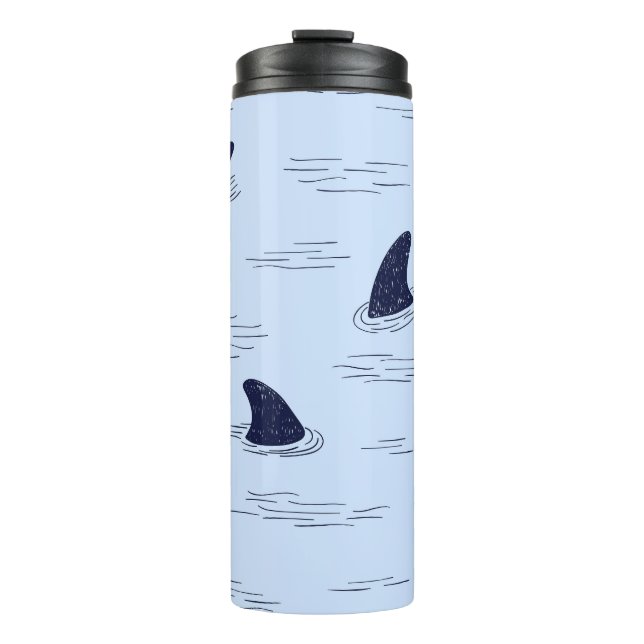 Termo Patrón oceánico de aleta de tiburón (Anverso)