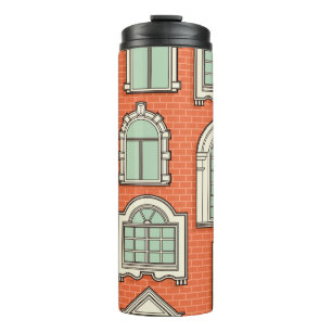 Termo Patrón panorámico de ventana de época