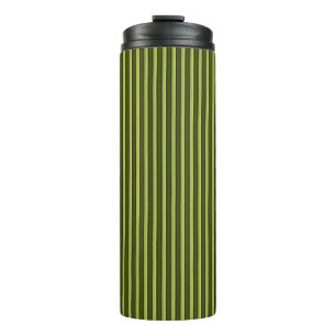 Termo Patrón rayado con tema del ejército