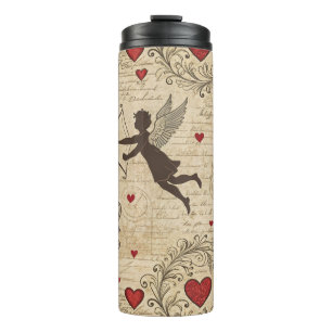 Termo Patrón romántico de Cupido de Vintage (6)