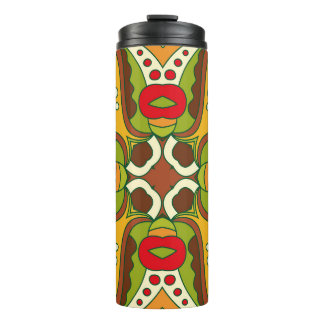 Termo Patrón Seamless de Estilo Étnico Oriental