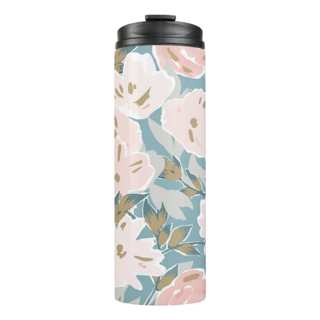 Termo Patrón simple y sin fisuras de flujo de gouache di (Anverso)