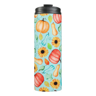 Termo Patrón sin fisuras dibujado a mano de diferentes t