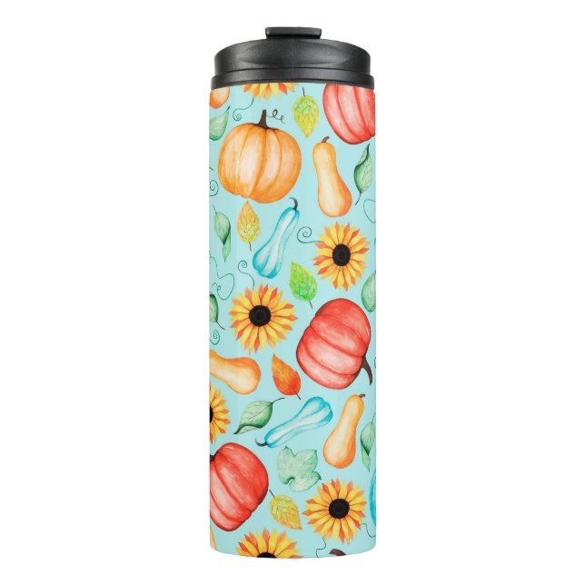 Termo Patrón sin fisuras dibujado a mano de diferentes t (Anverso)