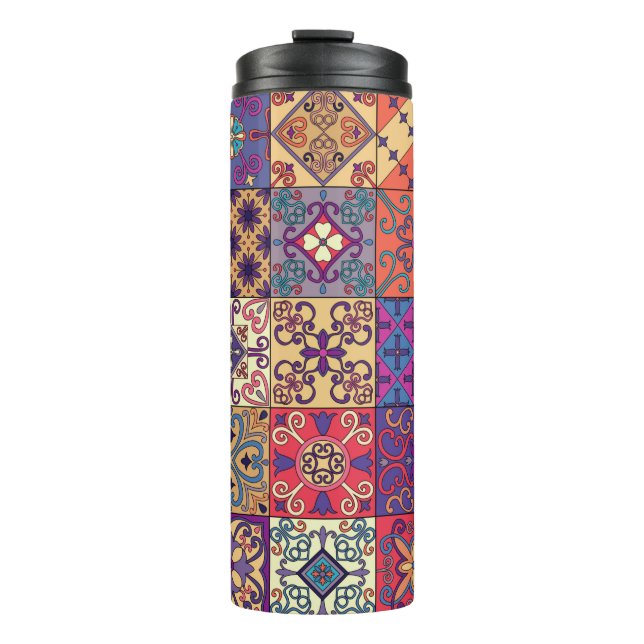 Termo Patrón sin foco con azulejos portugueses en talave (Anverso)