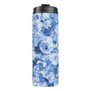 Termo Patrón sin foco con flores