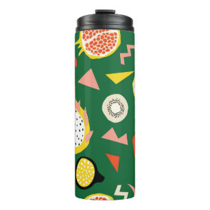 Termo Patrón sin foco con frutos tropicales