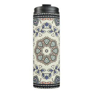 Termo Patrón sin foco con mandala étnica tribal