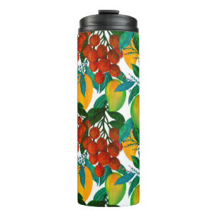 Termo Patrón sin foco con mango exótico fresco y brillan