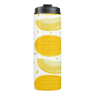 Termo Patrón sin foco con melones. Frutas de perro. Vint